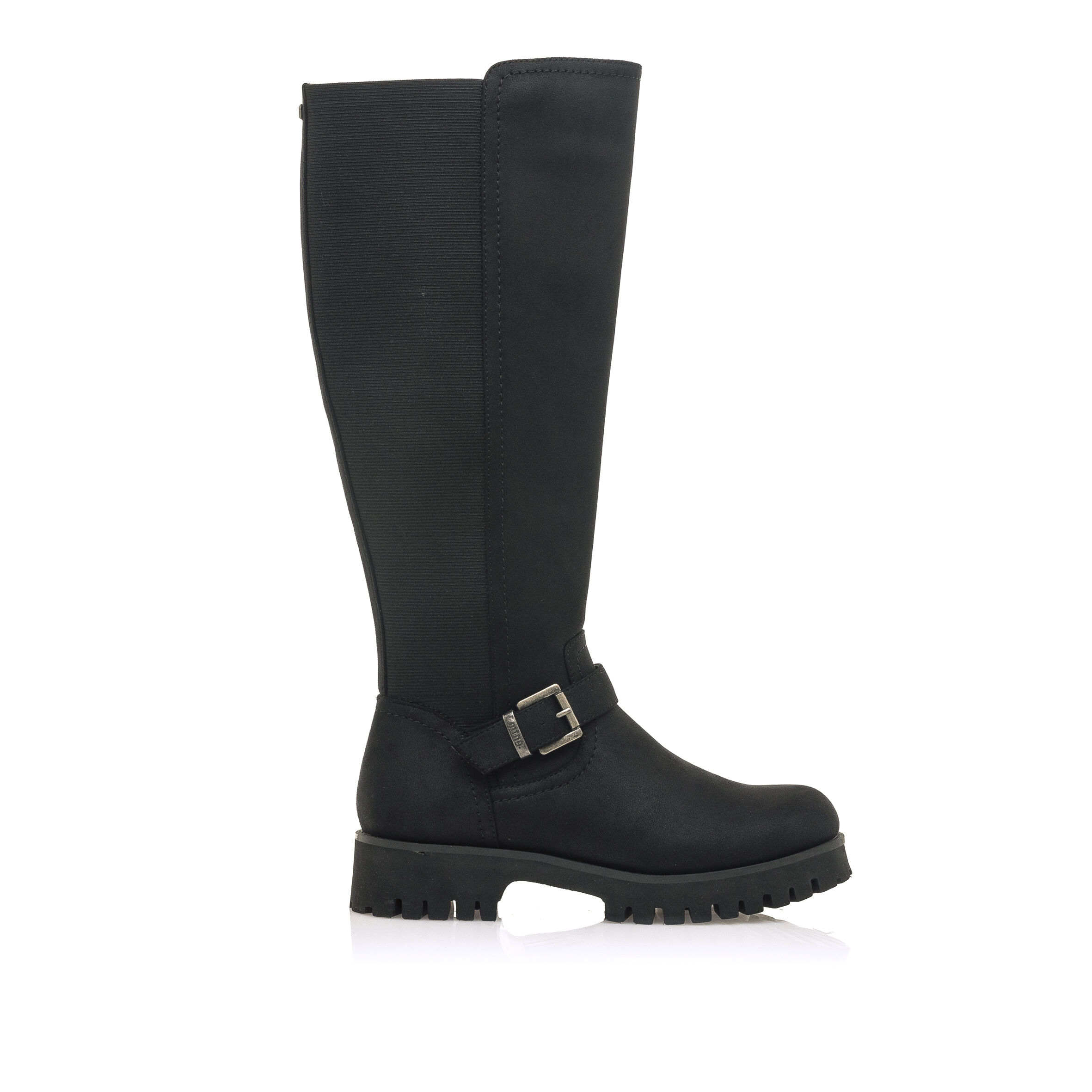 Botas media online caña planas mujer